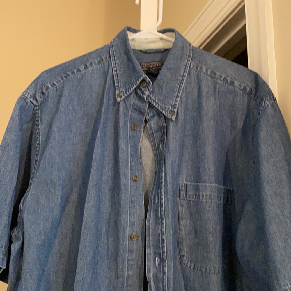 Like New Saddlebred Denim Shirt for Men - Picture 2 of 7